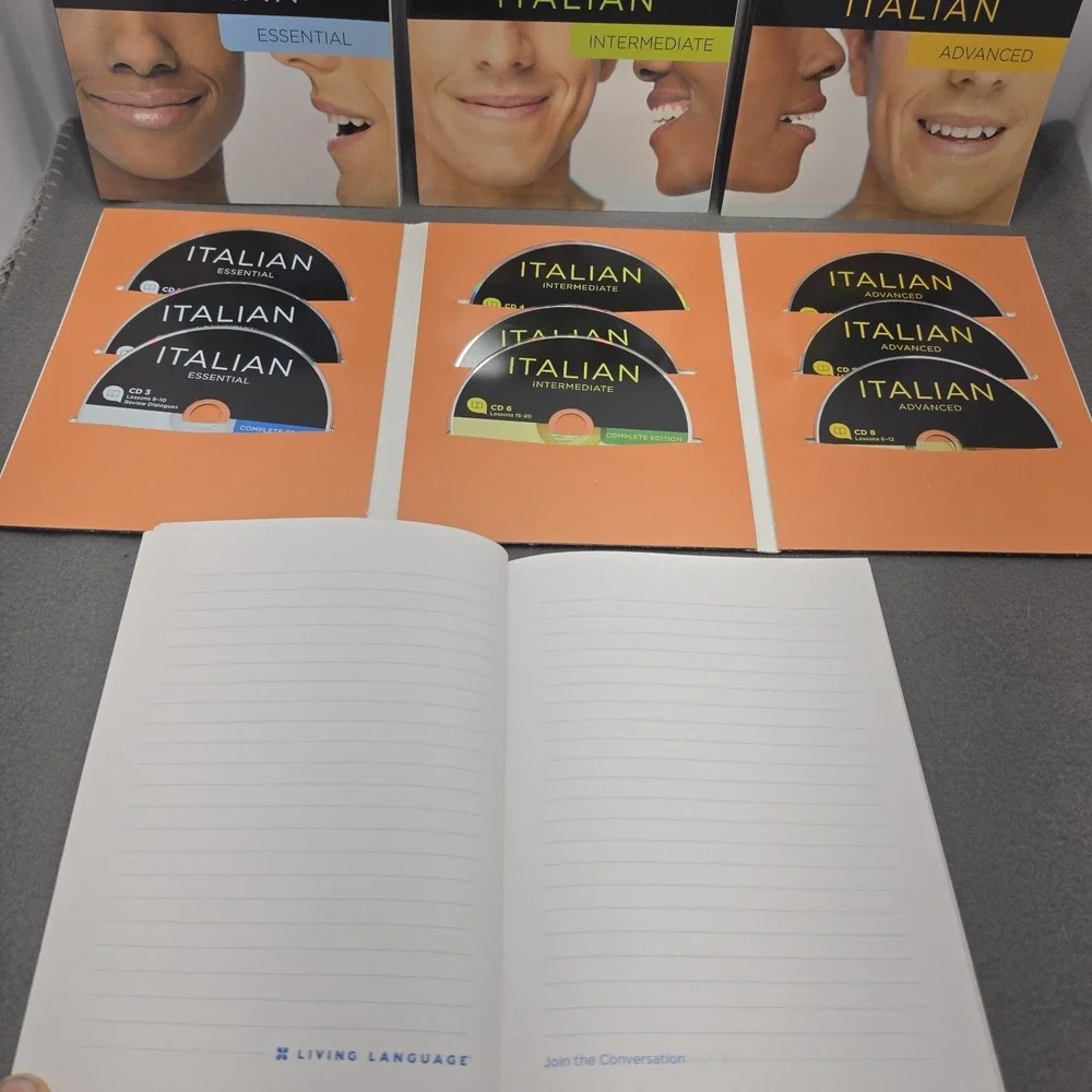 Living Language Italian Complete Edition: Beginner to Advanced Course w/ CD'S. J